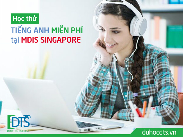 Học thử tiếng anh online miễn phí tại Học viện MDIS Singapore