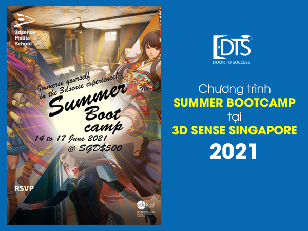 Chương trình Summer Bootcamp tại Học viện 3D Sense Singapore 2021
