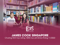 Học bổng lên tới 100% học phí tại James Cook Singapore 2022